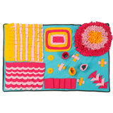 Color pet sniffing pad Dog puzzle slow food training toy