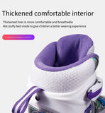 Children's skates Children's double row roller skates PU full flash shoes