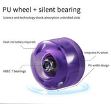 Children's skates Children's double row roller skates PU full flash shoes