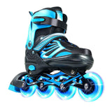 Children's roller skates 【8 rounds of flash Single shoes and protective gear】