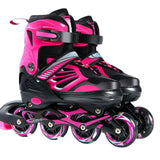 Children's roller skates 【8 rounds of flash Single shoes and protective gear】