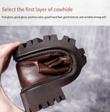 Women's shallow block heeled boots