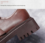 Women's shallow block heeled boots