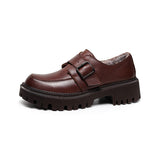 Women's shallow block heeled boots