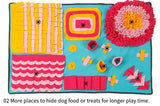 Color pet sniffing pad Dog puzzle slow food training toy