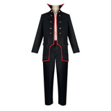 Black stand collar jacket set is suitable for prop costumes that play Yoshinobu Maeda