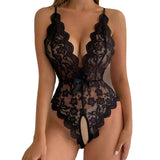 Halterneck lace sexy backless lace jumpsuit